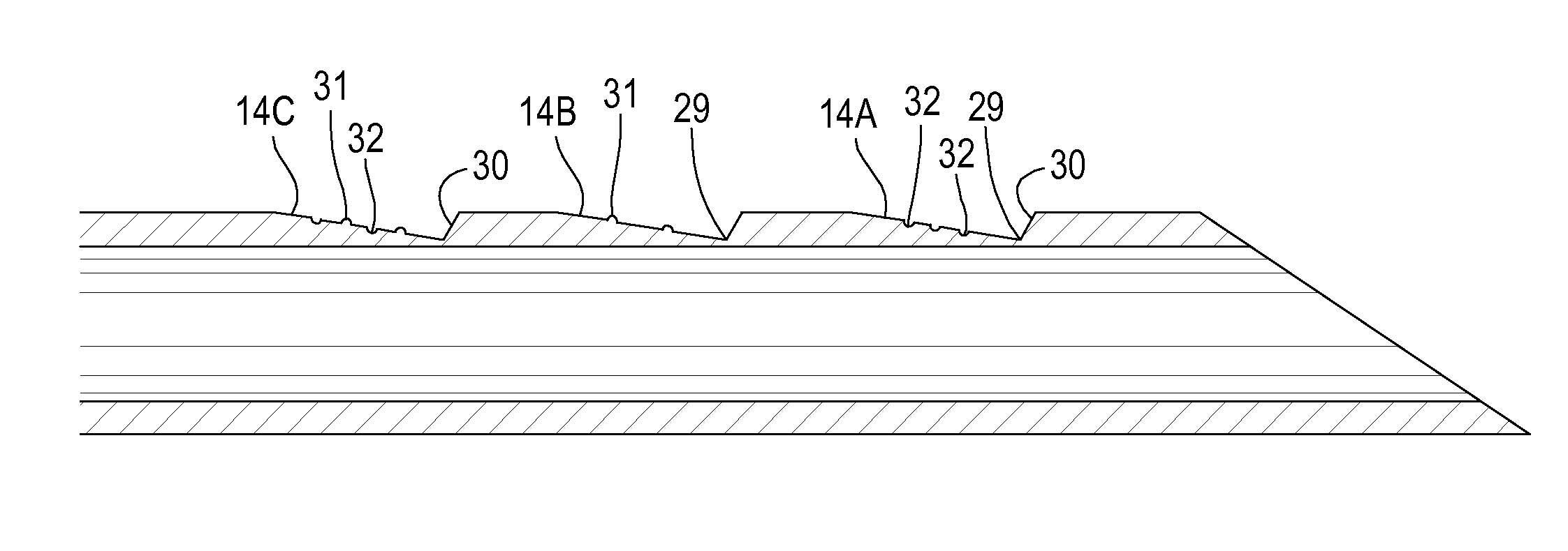 Surgical needle with enhanced ultrasound reflectivity