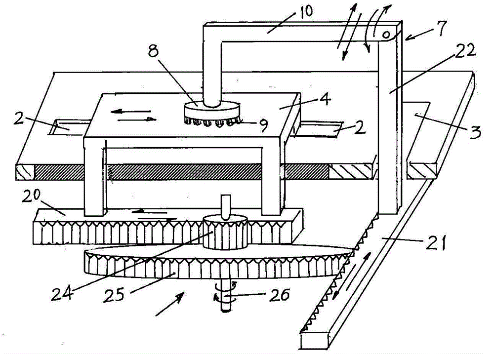 Simulation test device for surface friction resistance of braided fabric