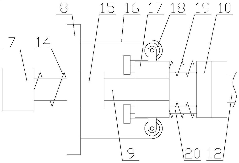 A vibration-damping axial-flow fan with protective function