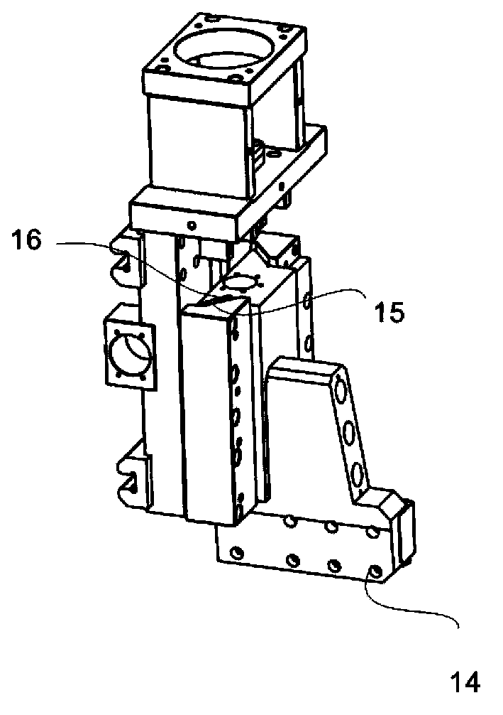 Stainless steel automatic slot shaping device capable of improving efficiency and smoothness