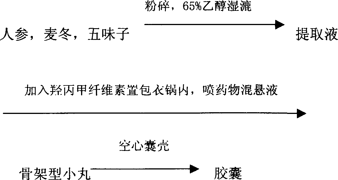 Pulse-promoting slow-release capsule and preparing method