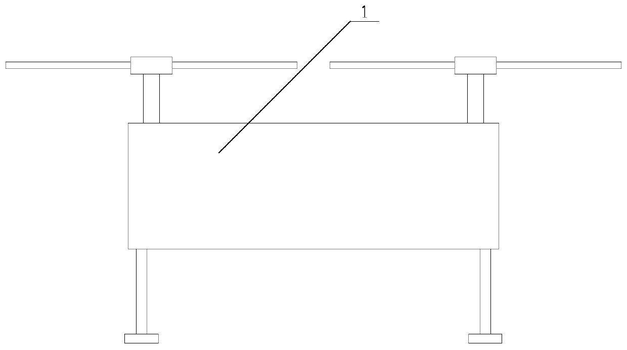 Dustproof flying device for aerial photography