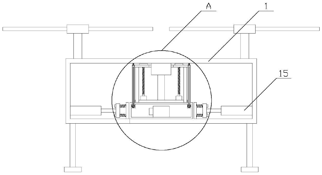 Dustproof flying device for aerial photography