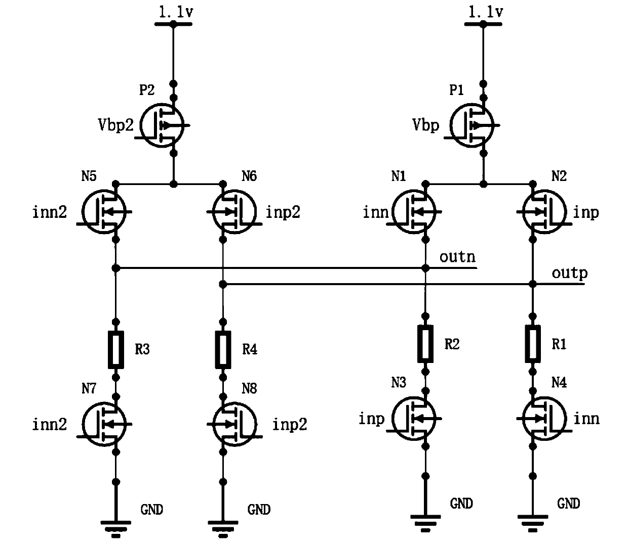 Novel low-power-consumption MIPI current mode driver