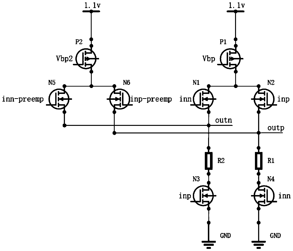 Novel low-power-consumption MIPI current mode driver