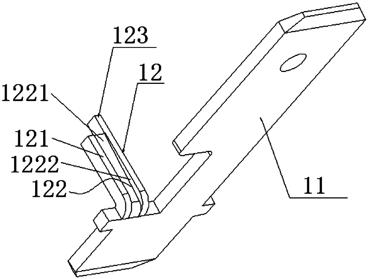 Connection structure of wiring terminal and enameled wire, method, coil assembly and motor