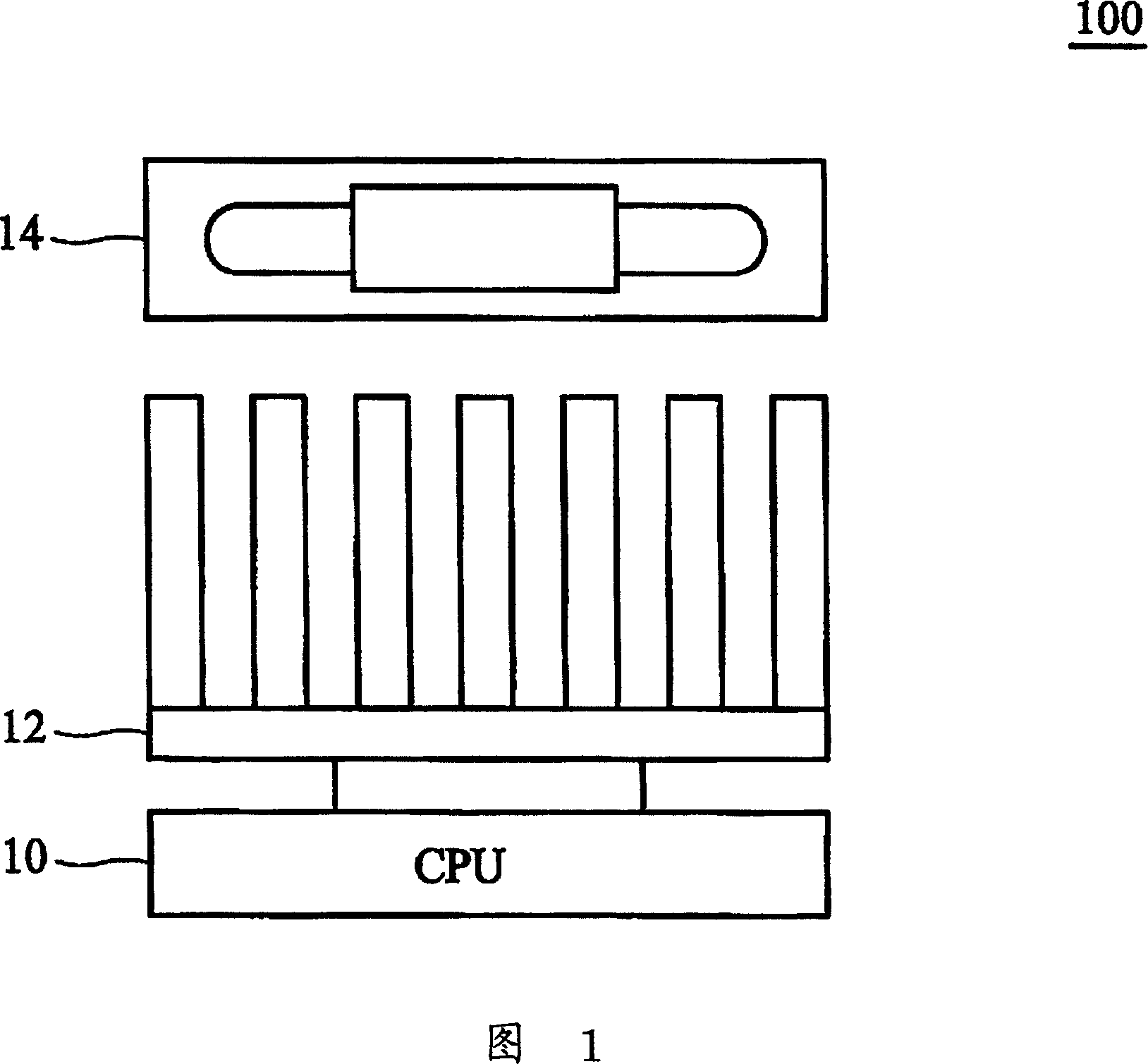 Method for controlling fan rotation speed of electronic system and system for implementing the method