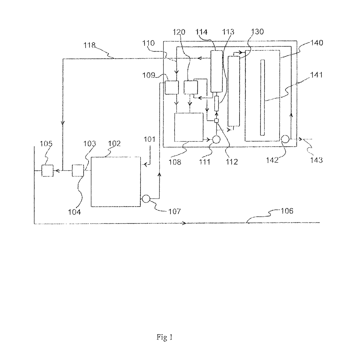 Process and apparatus for purifying water