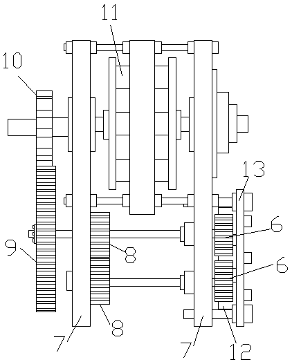 New energy motor vehicle energy recovery power generating system