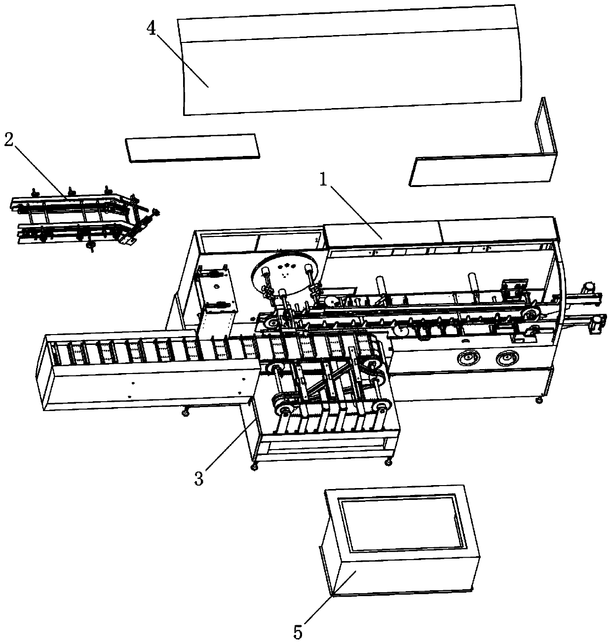 An assembly device for assembling an intrusion detector box and an alarm and its working method