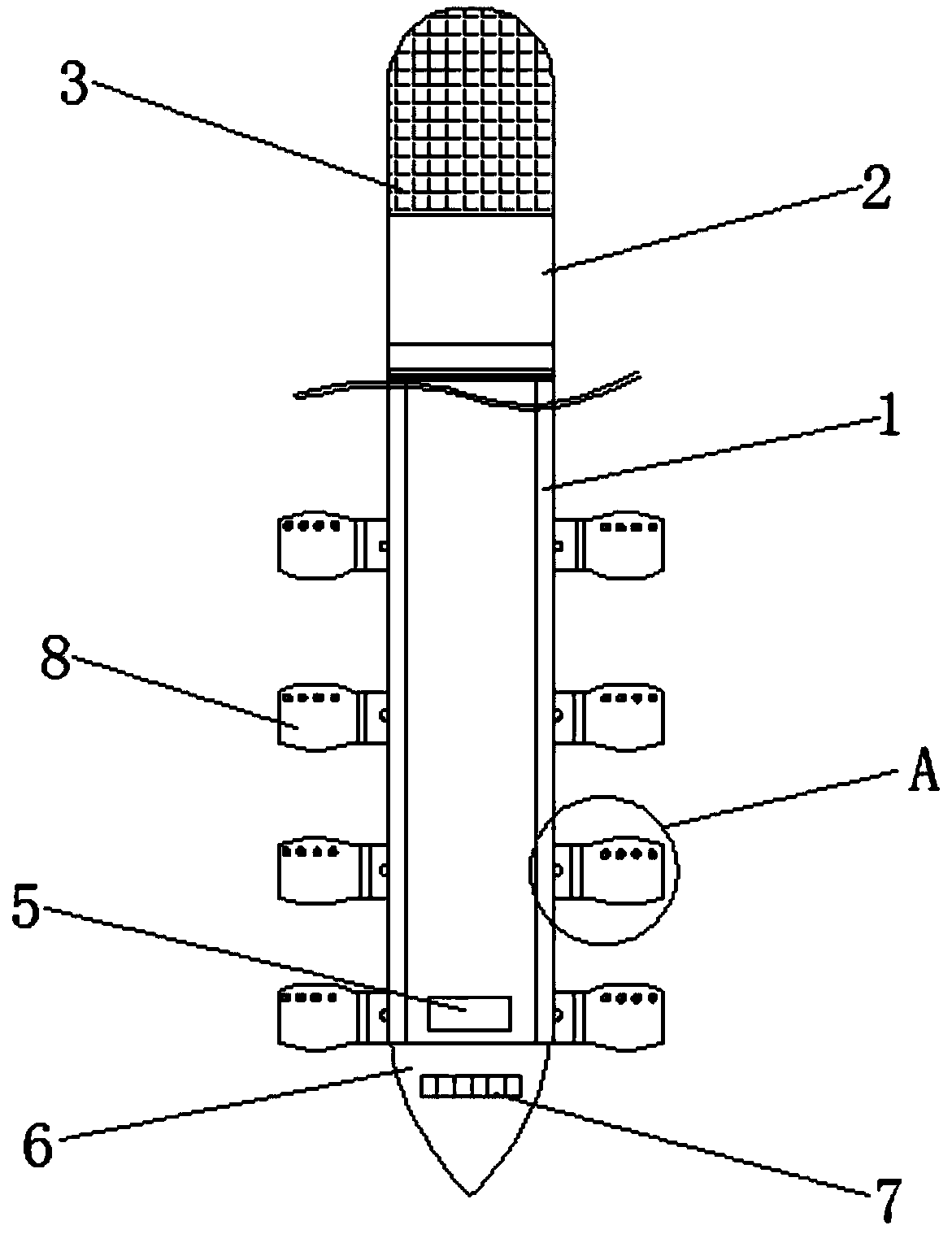 Soil repairing device using solar energy and using method