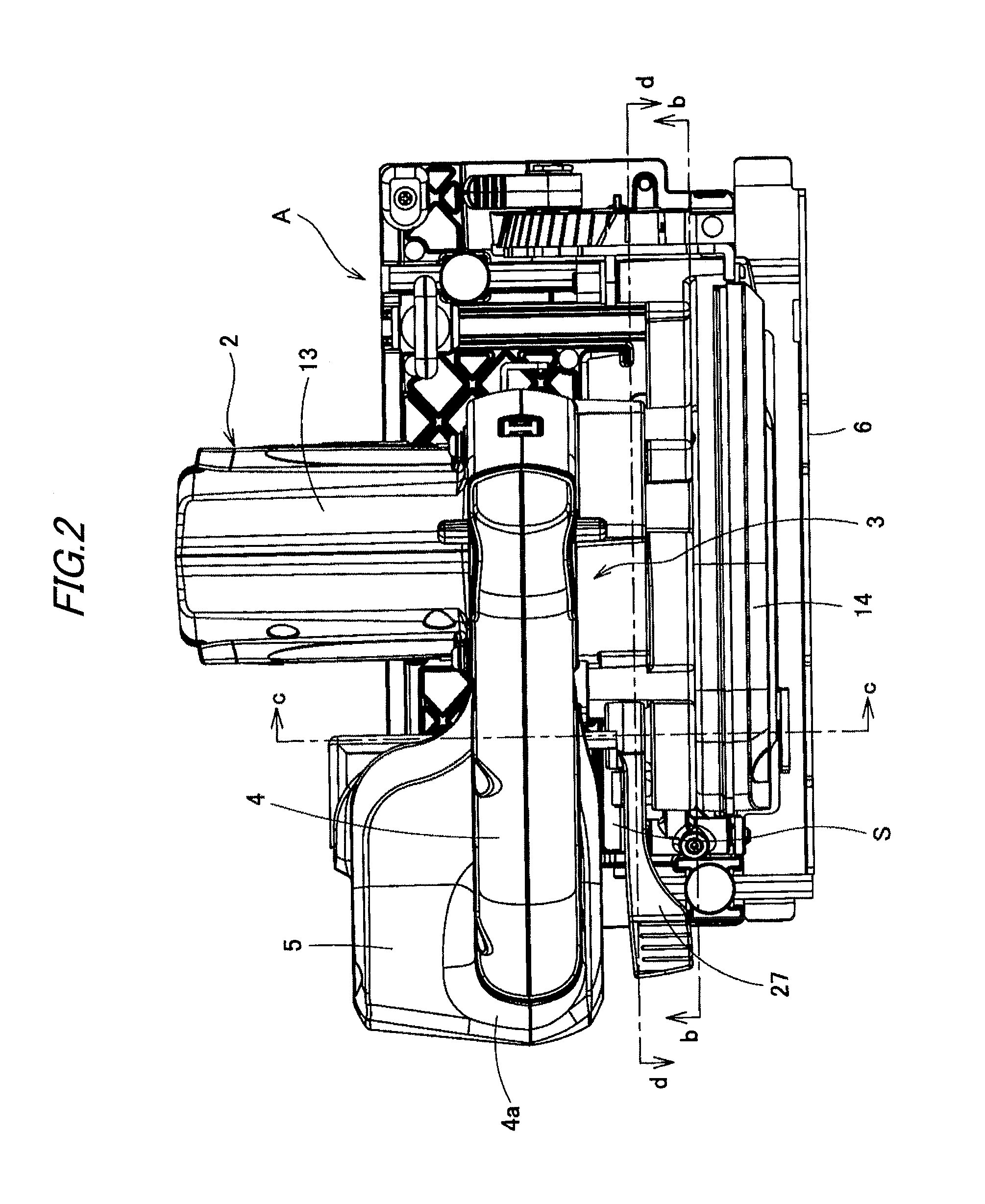 Portable cutting machine