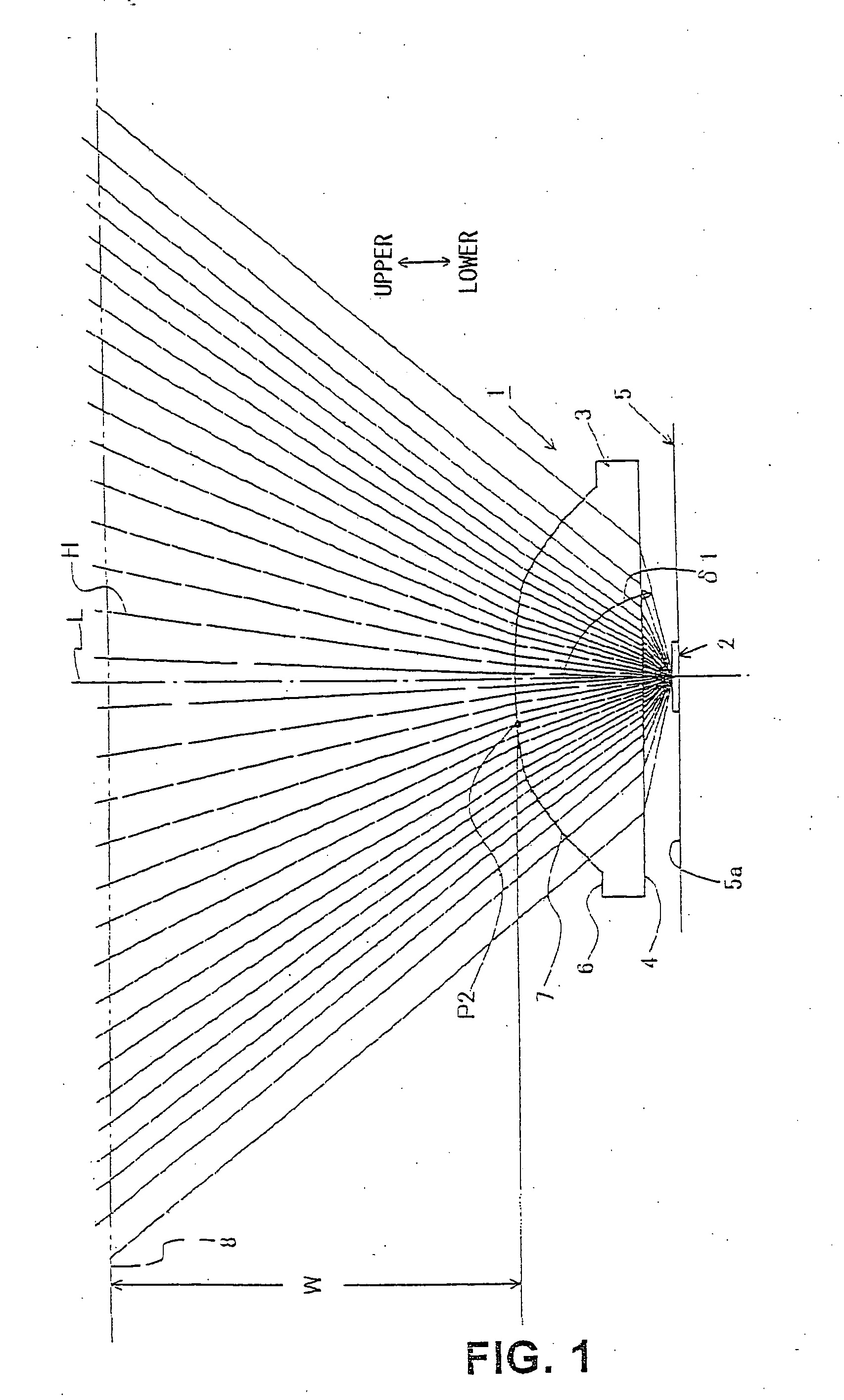 Illumination device and lens of illumination device