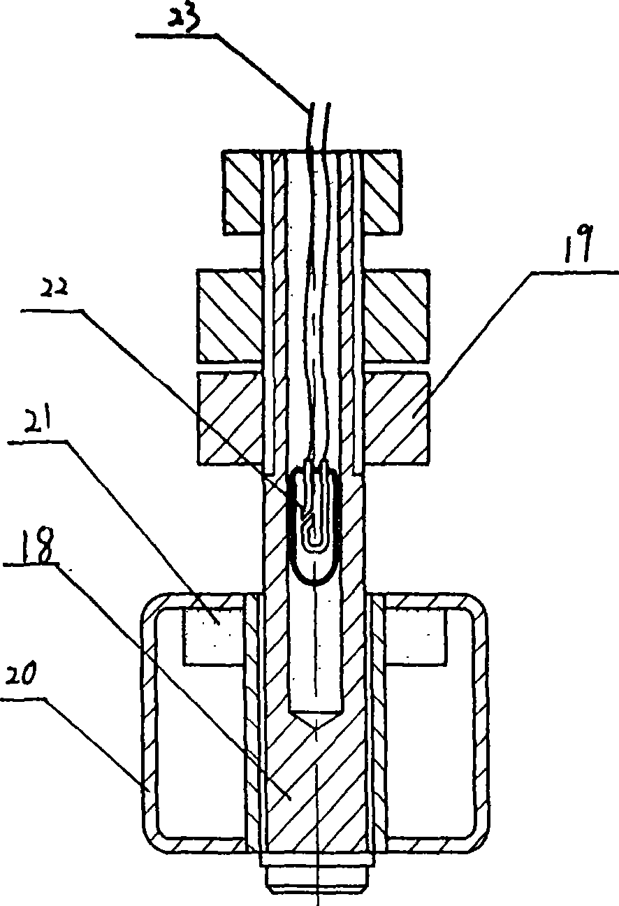 Motor peering type cycloid star wheel diving flow impeller