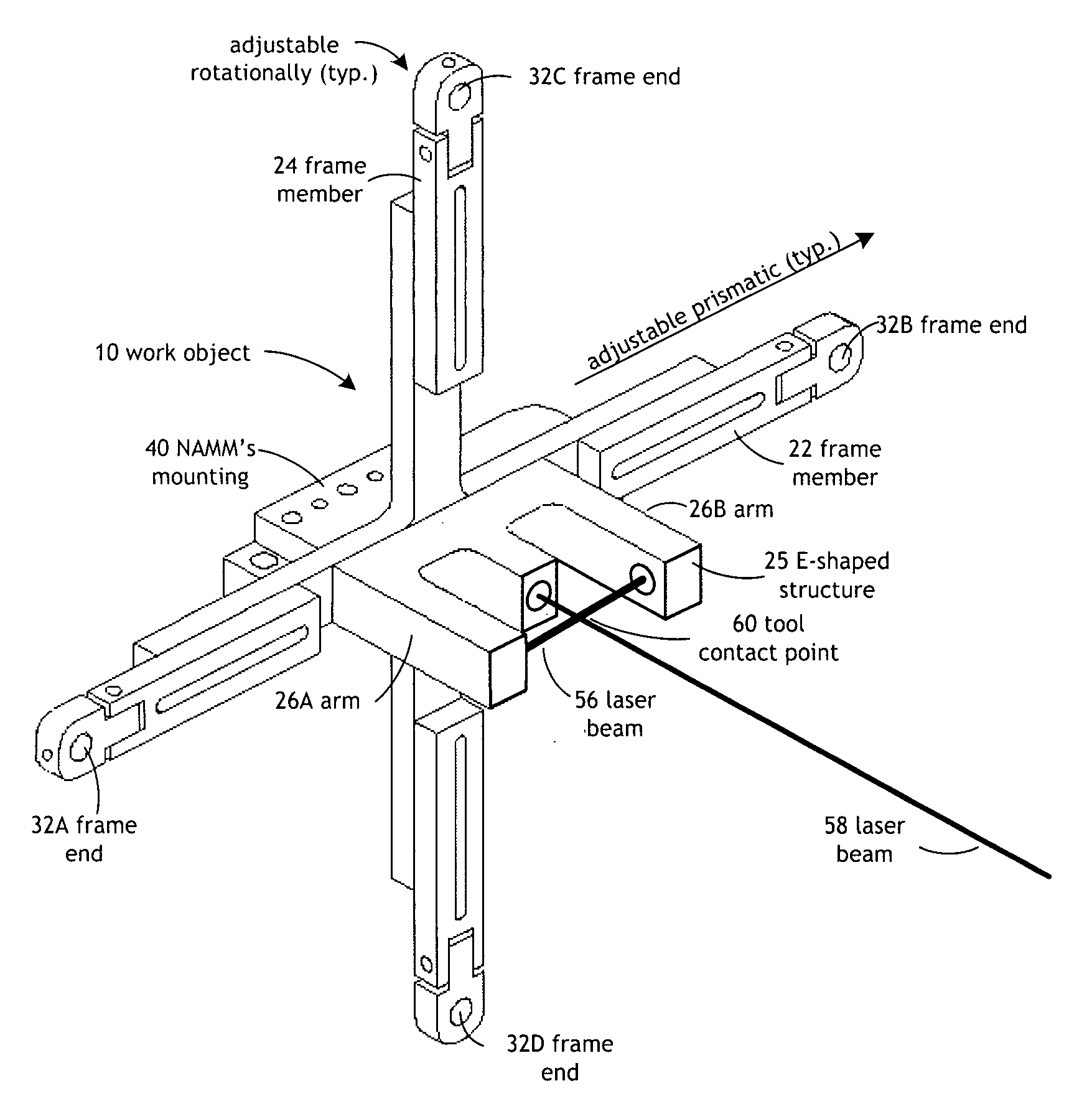 Robotic work object cell calibration method