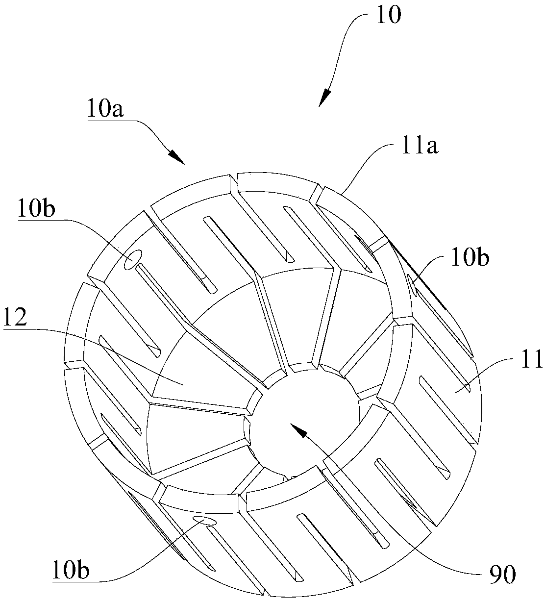 Graphite heating body and crystal growth furnace