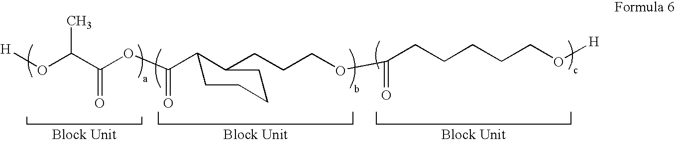 Block biodegradable copolymers for medical devices