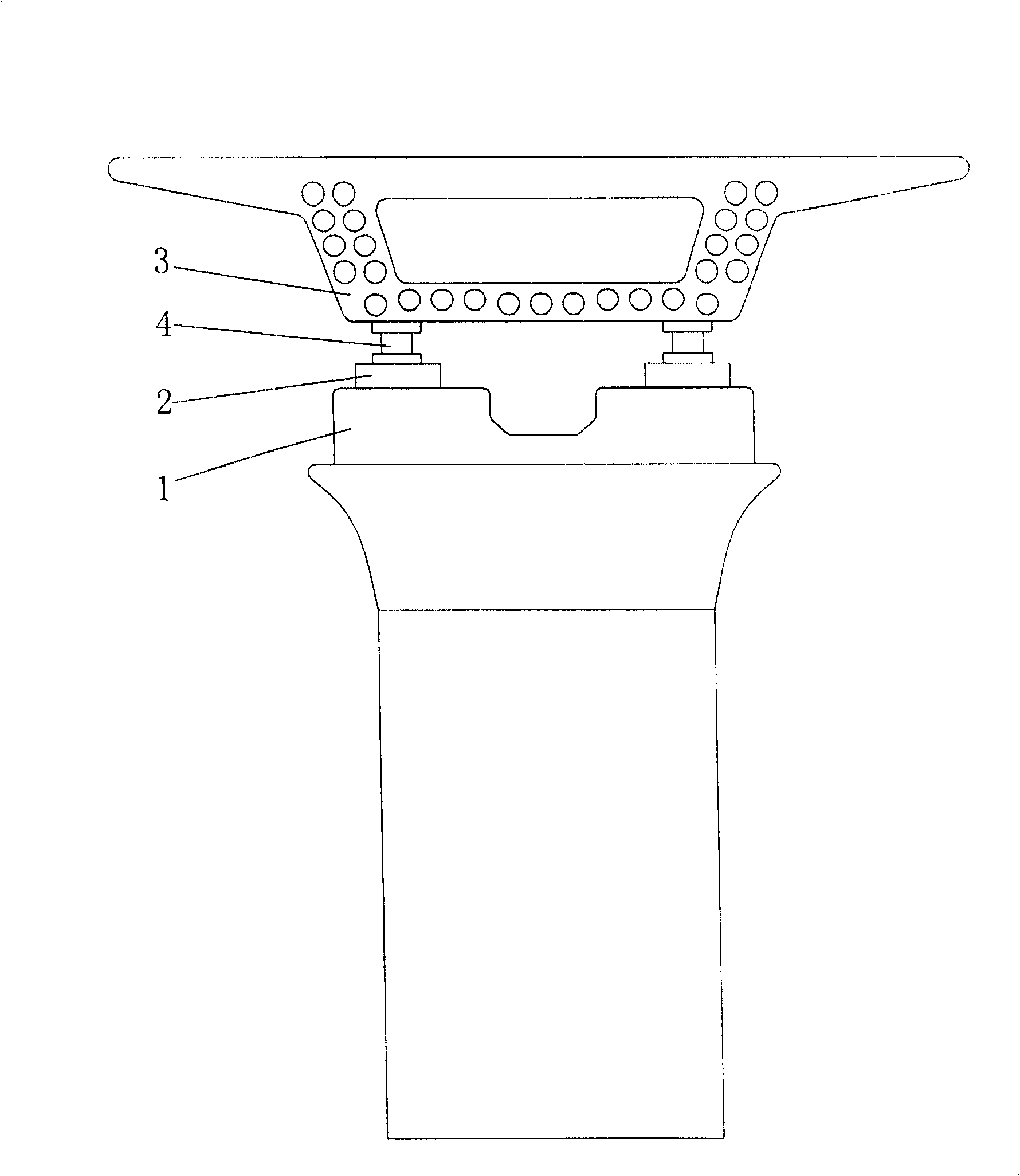 Low temperature construction method for bridge support grouting