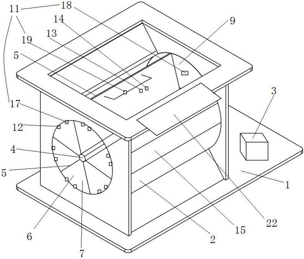 Live fish size detection device and detection method