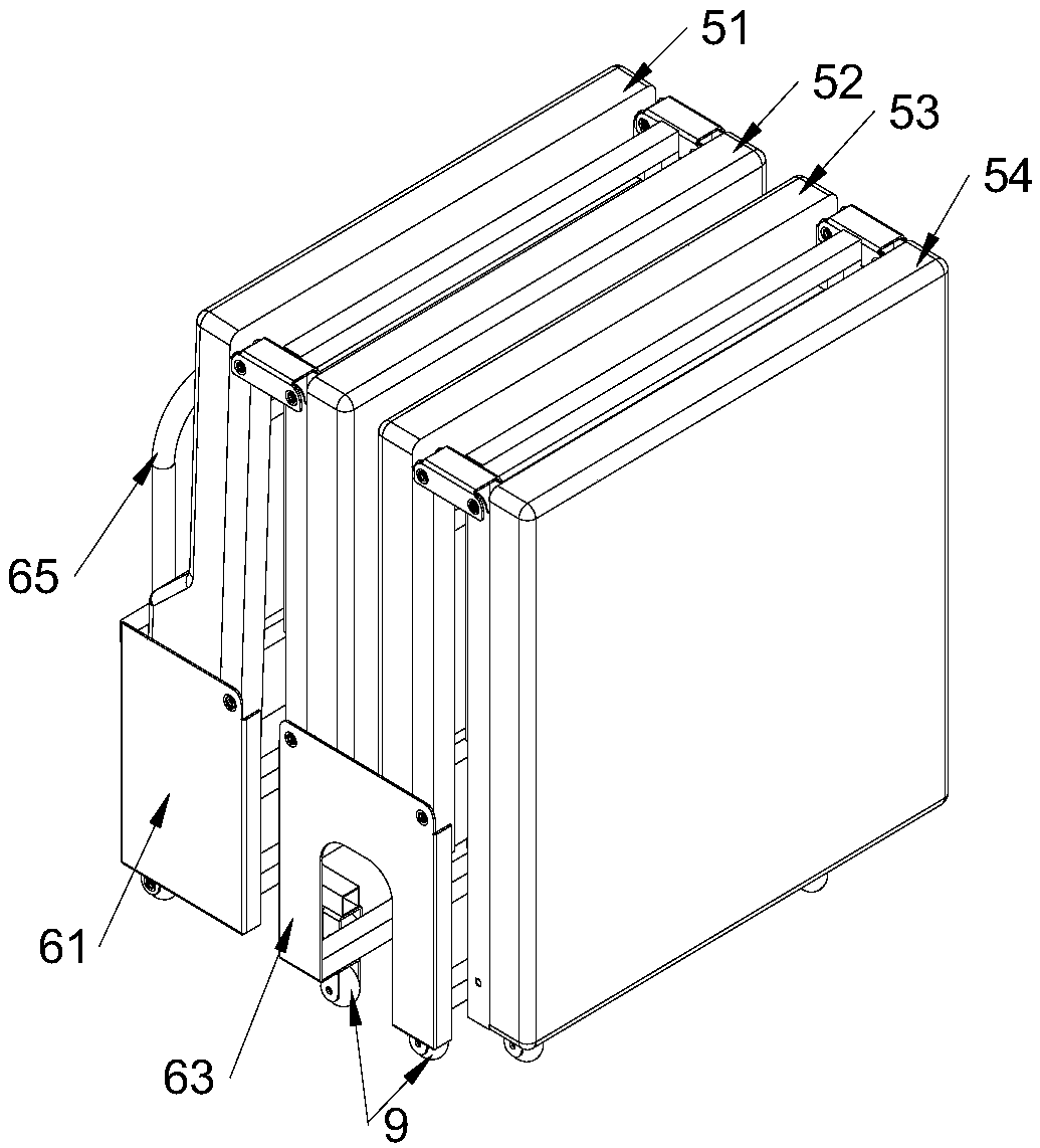 Shared medical accompanying and attending bed