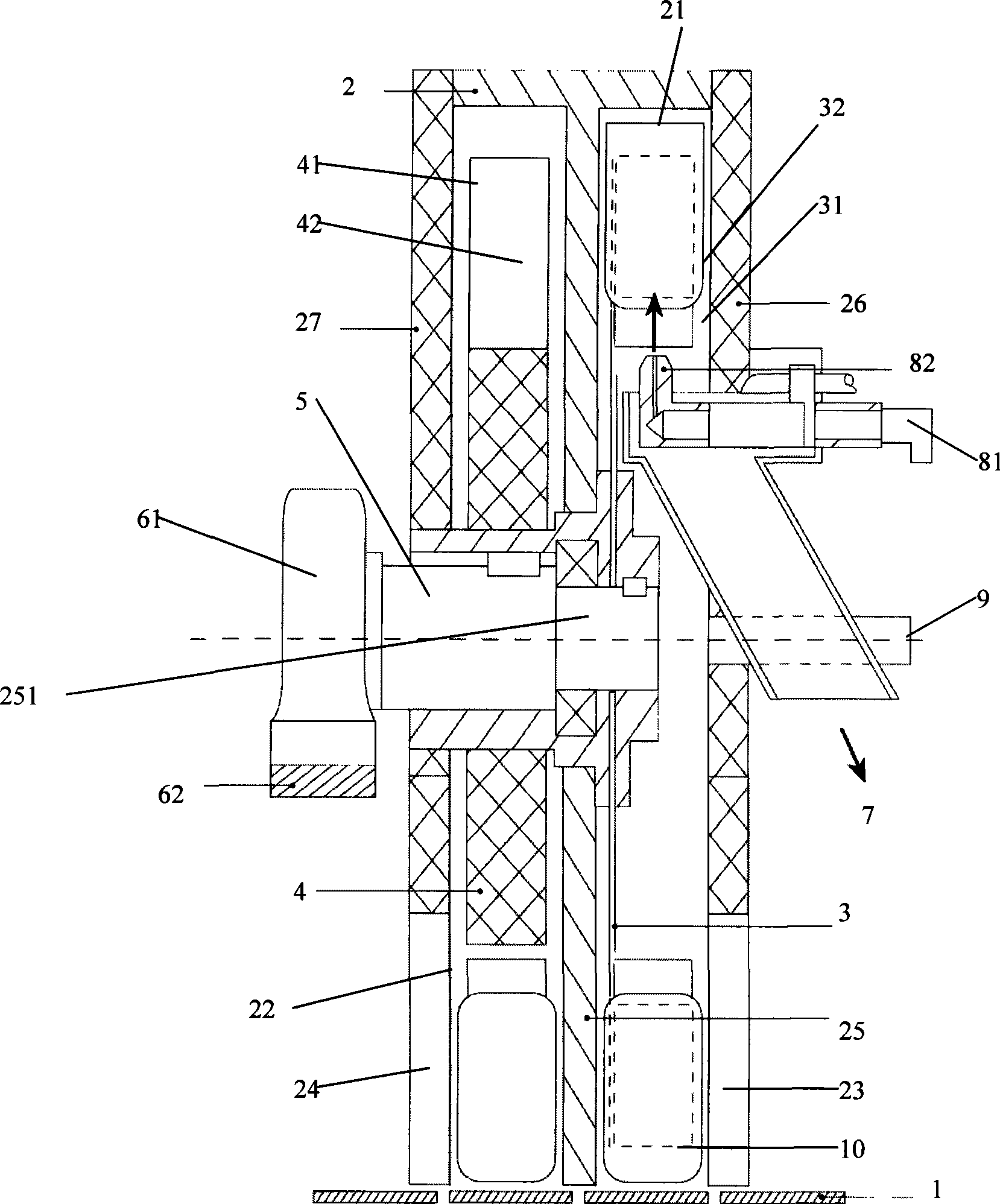 High speed automatic bottle gas washer