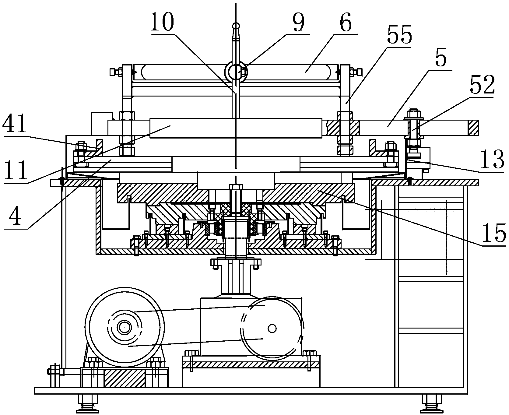 Swing arm continuous polishing machine