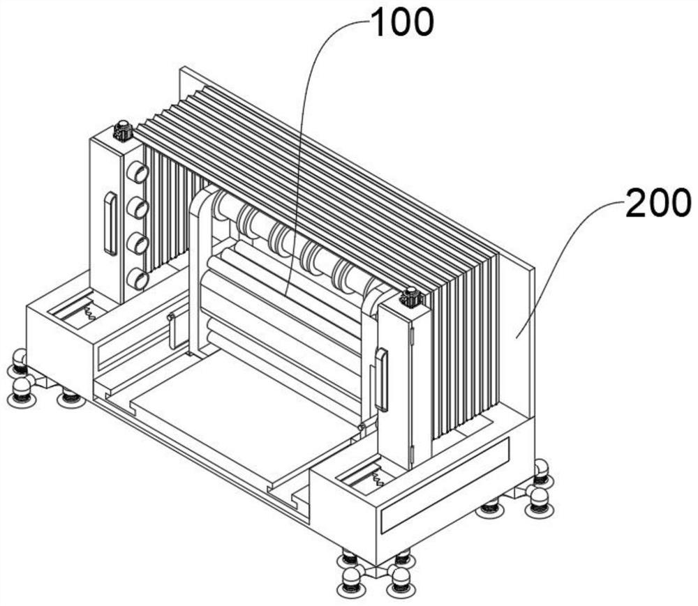 Noise reduction device for splicing warp knitting machine