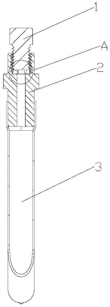 Fusible bolt structure and installation method thereof, air conditioner provided with the fusible bolt structure