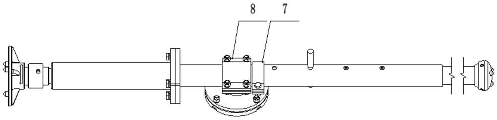 Anchoring method of all-directional drilling machine cantilever structure and drilling machine anchoring device