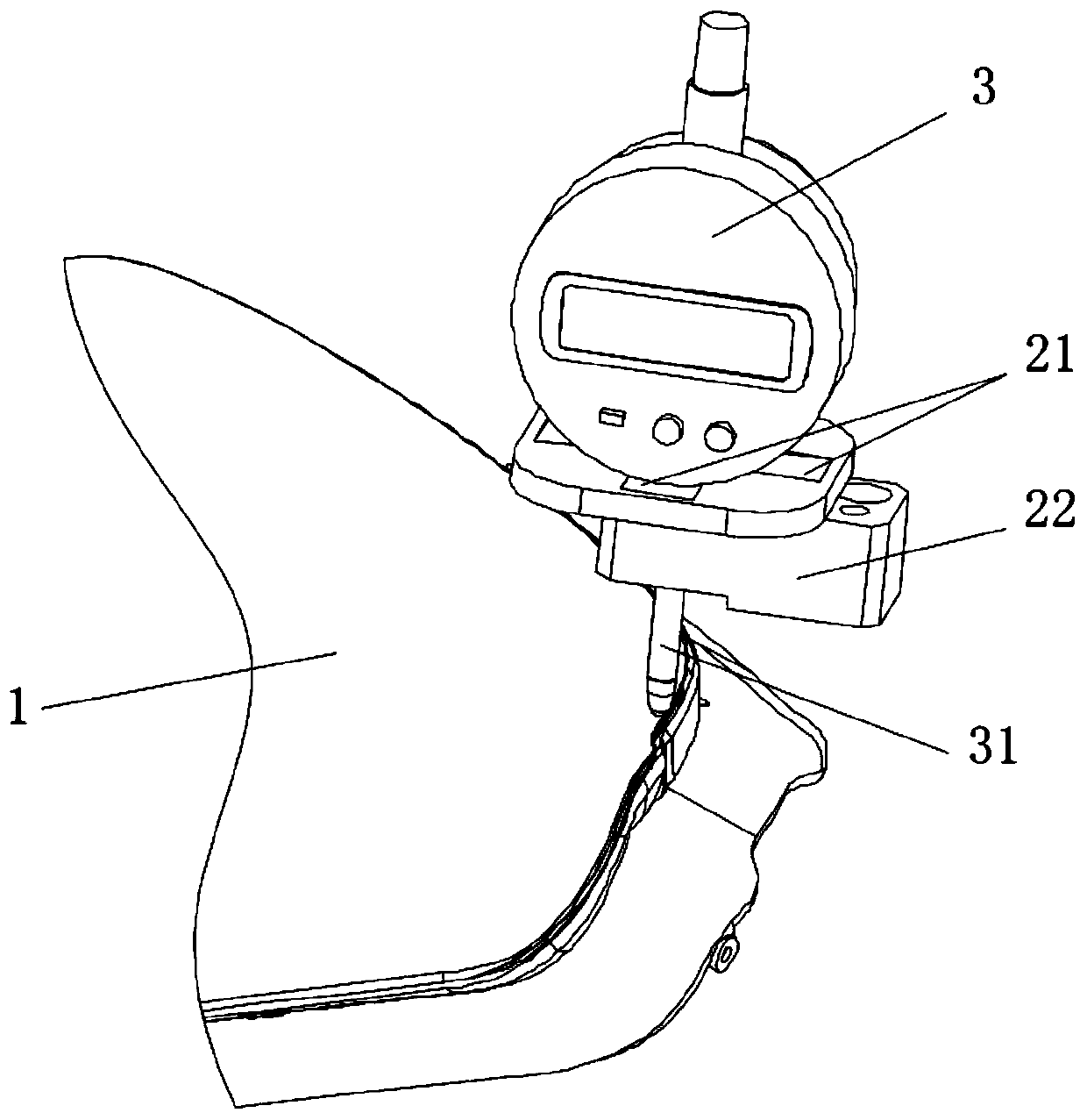 Automotive light detection method, detection tool and measuring instrument