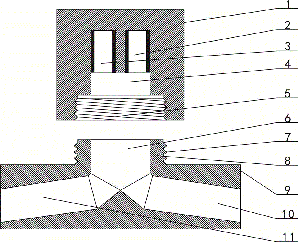 Electric lead connecting fitting