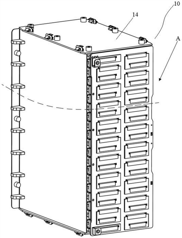 Packaging shell and battery pack