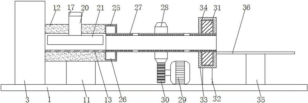 Fine adjustment beating type reinforcement bar straightening machine and use method