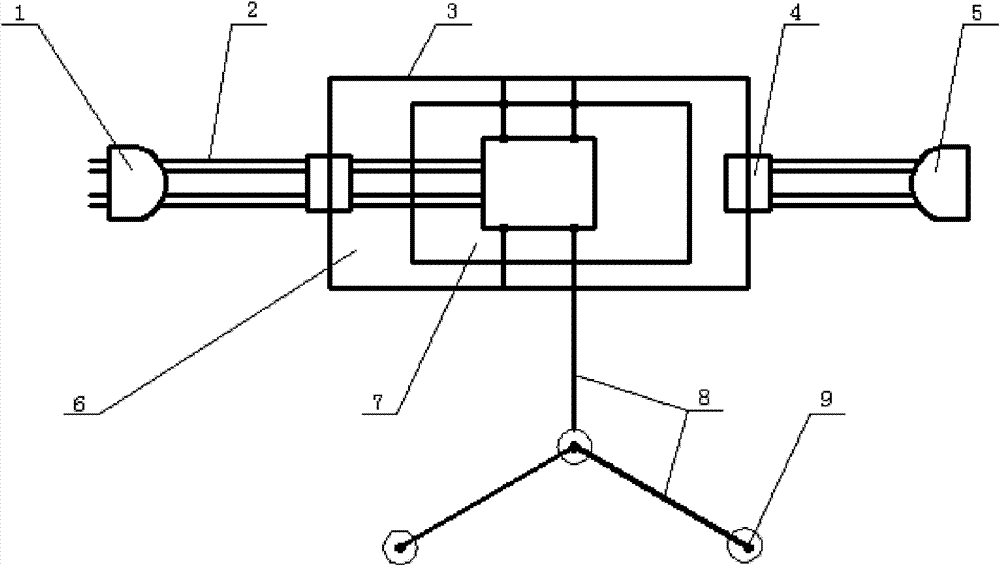 Lightning protection device for data transmission cable of remote sensing digital seismograph