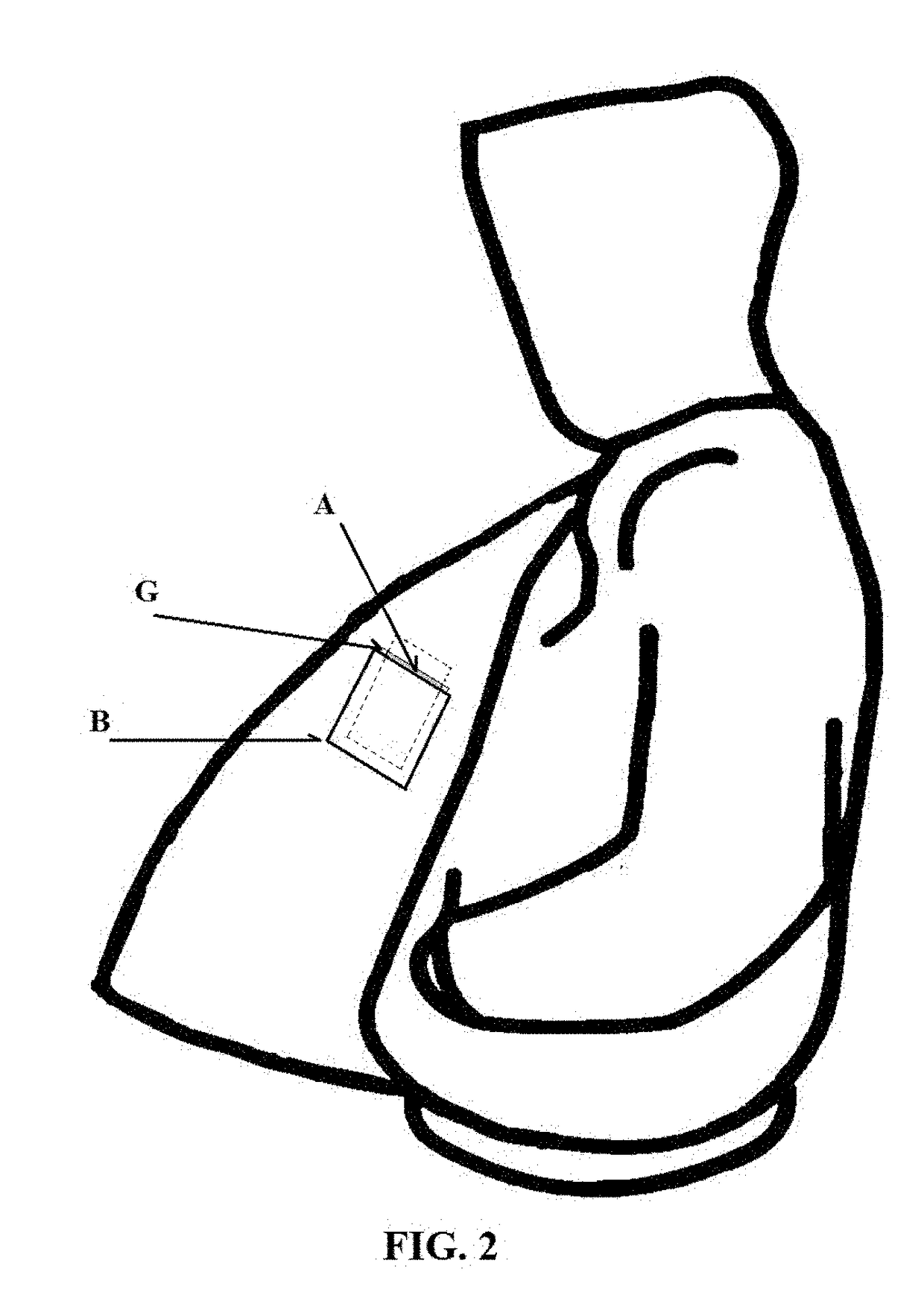 Pocket design for garments to allow mobile device users hands free recording of video, audio and other data