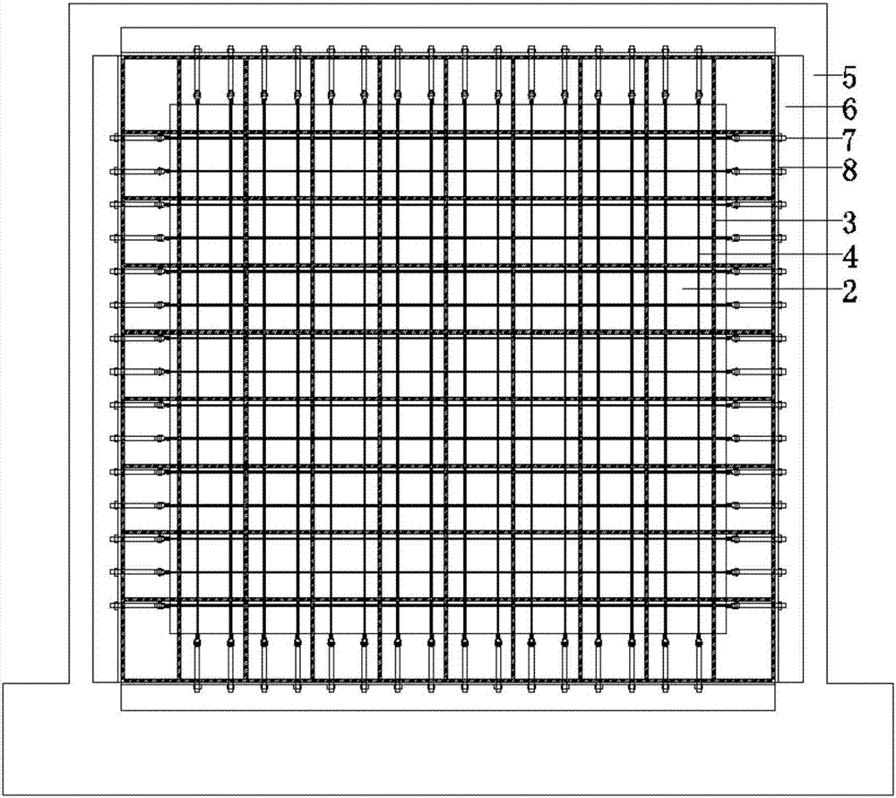 Masonry wall body blast-resistant reinforcement structure