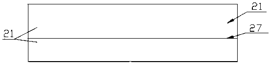 Ballastless turnout point switch preformed groove size control device and method