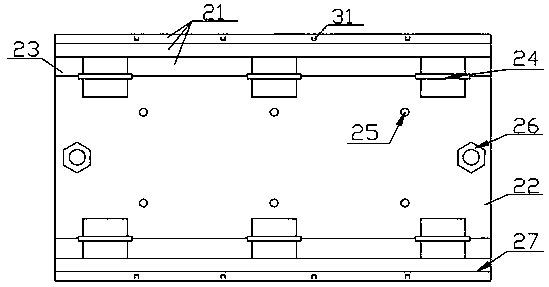 Ballastless turnout point switch preformed groove size control device and method