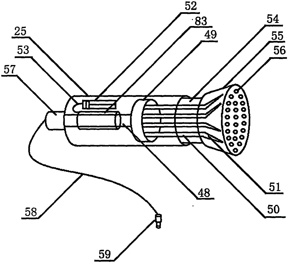 Ultrasonic-wave ozone atomization treatment device for gynecology