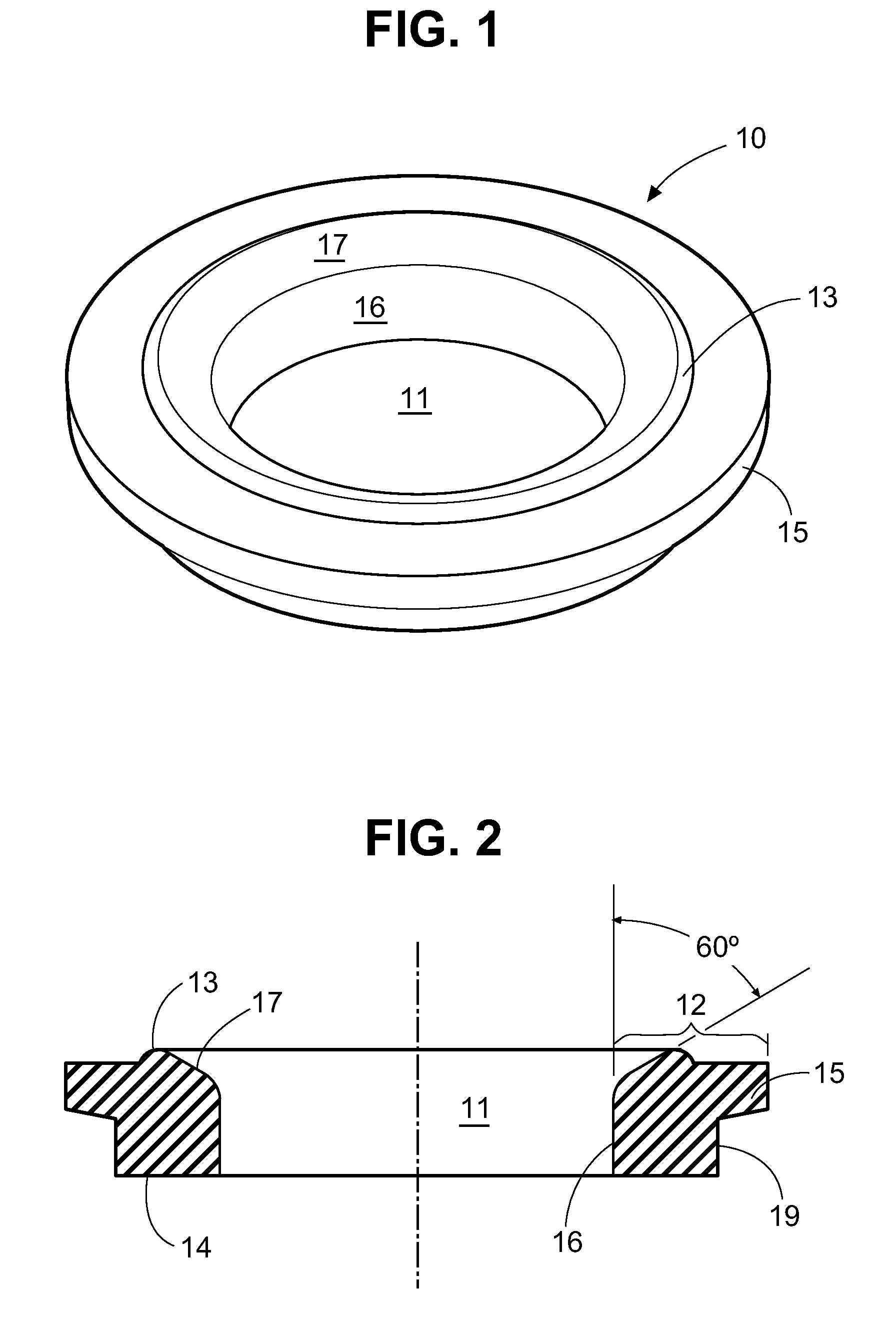 Glad hand fitting and gasket for railroad car end hose