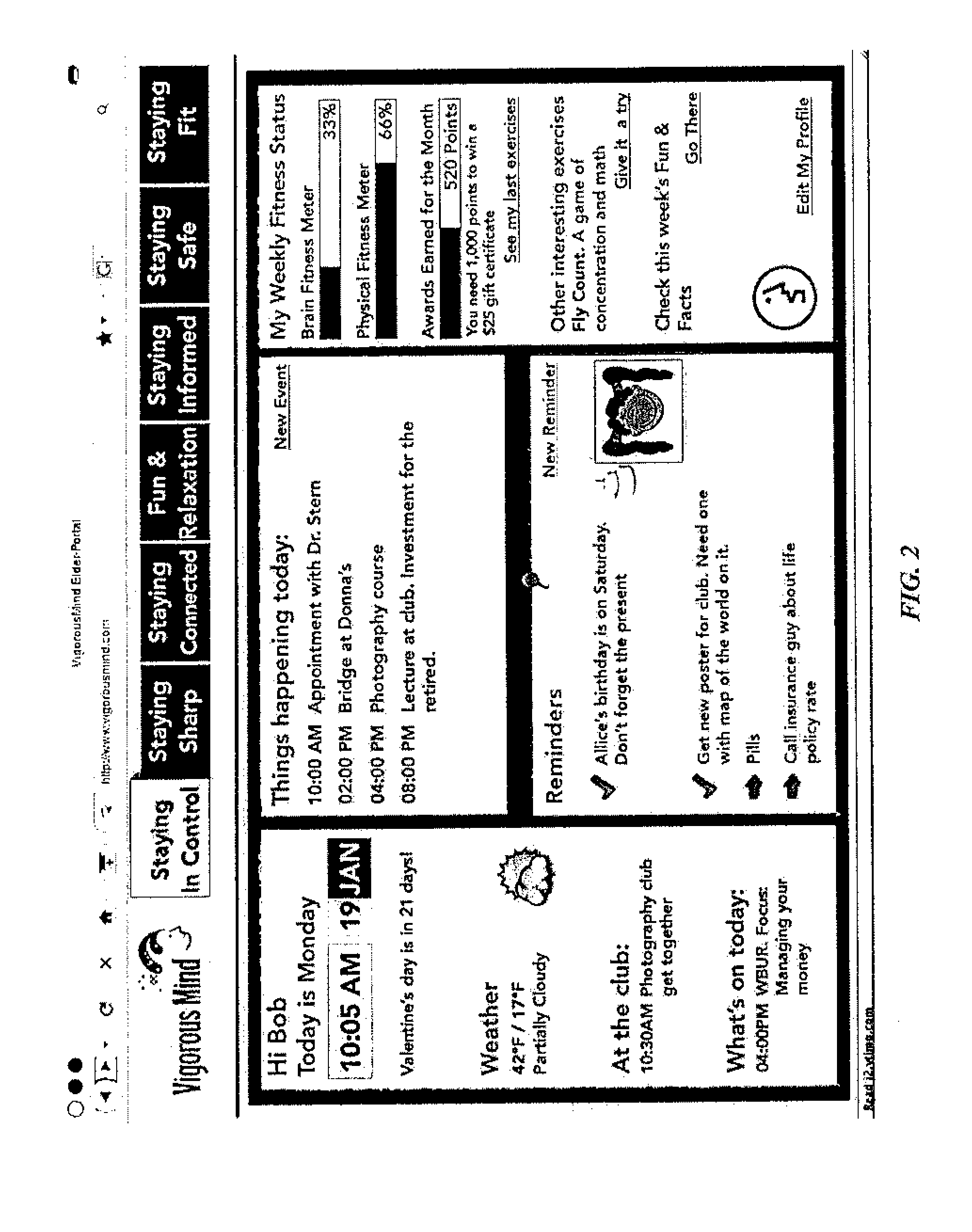 Method and system for maintaining cognitive abilities