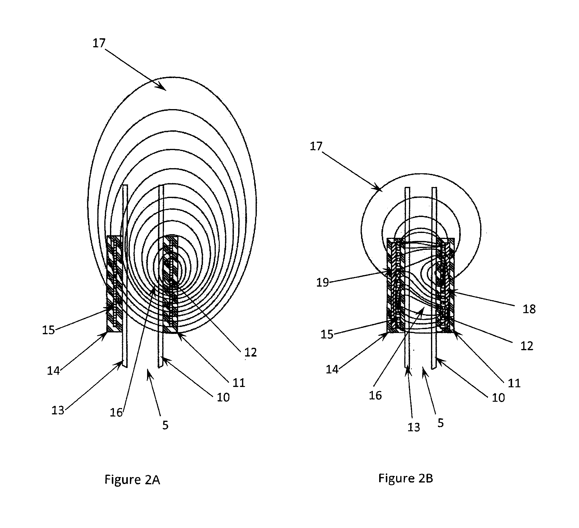 Inductively coupled wireless power and data for a garment via a dongle