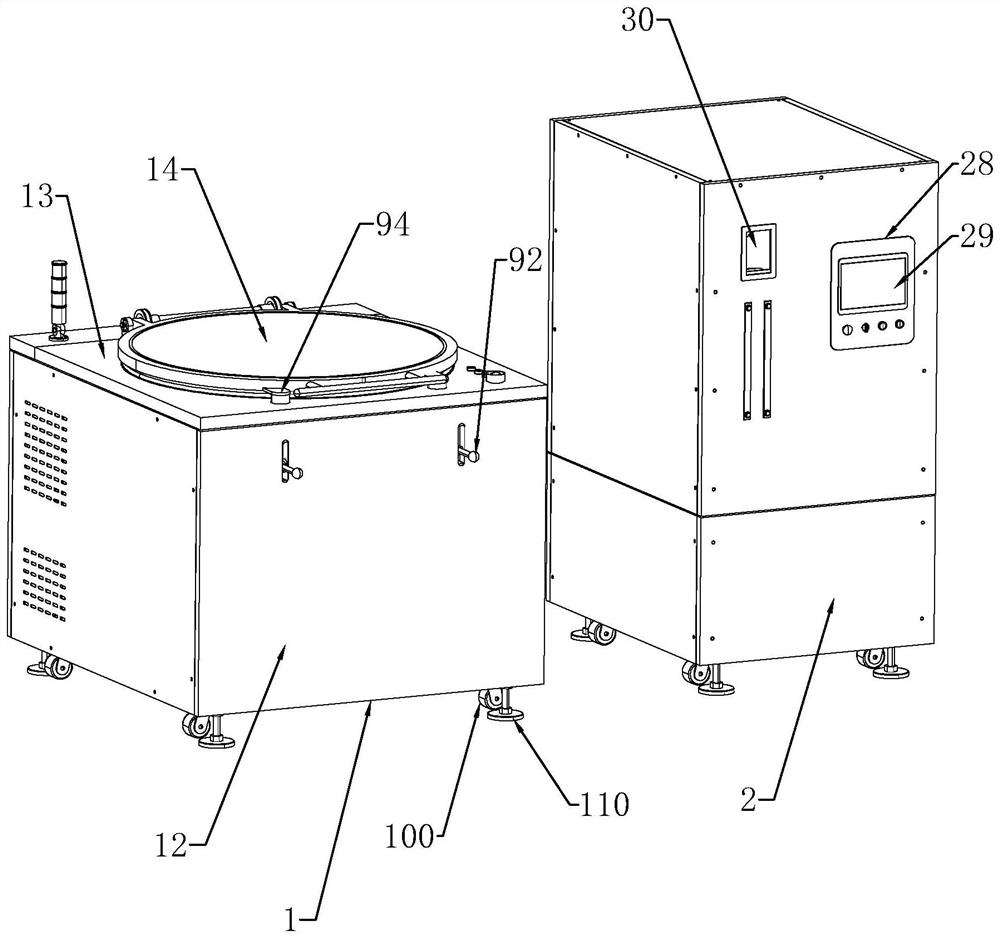 Efficient intelligent cleaning machine and using method thereof