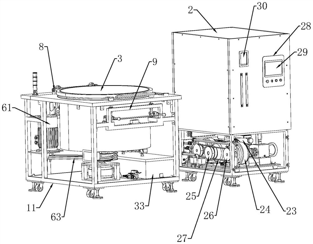 Efficient intelligent cleaning machine and using method thereof