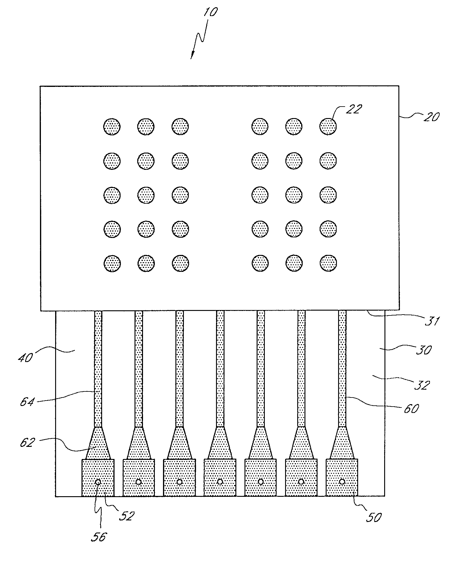 Circuit with flexible portion