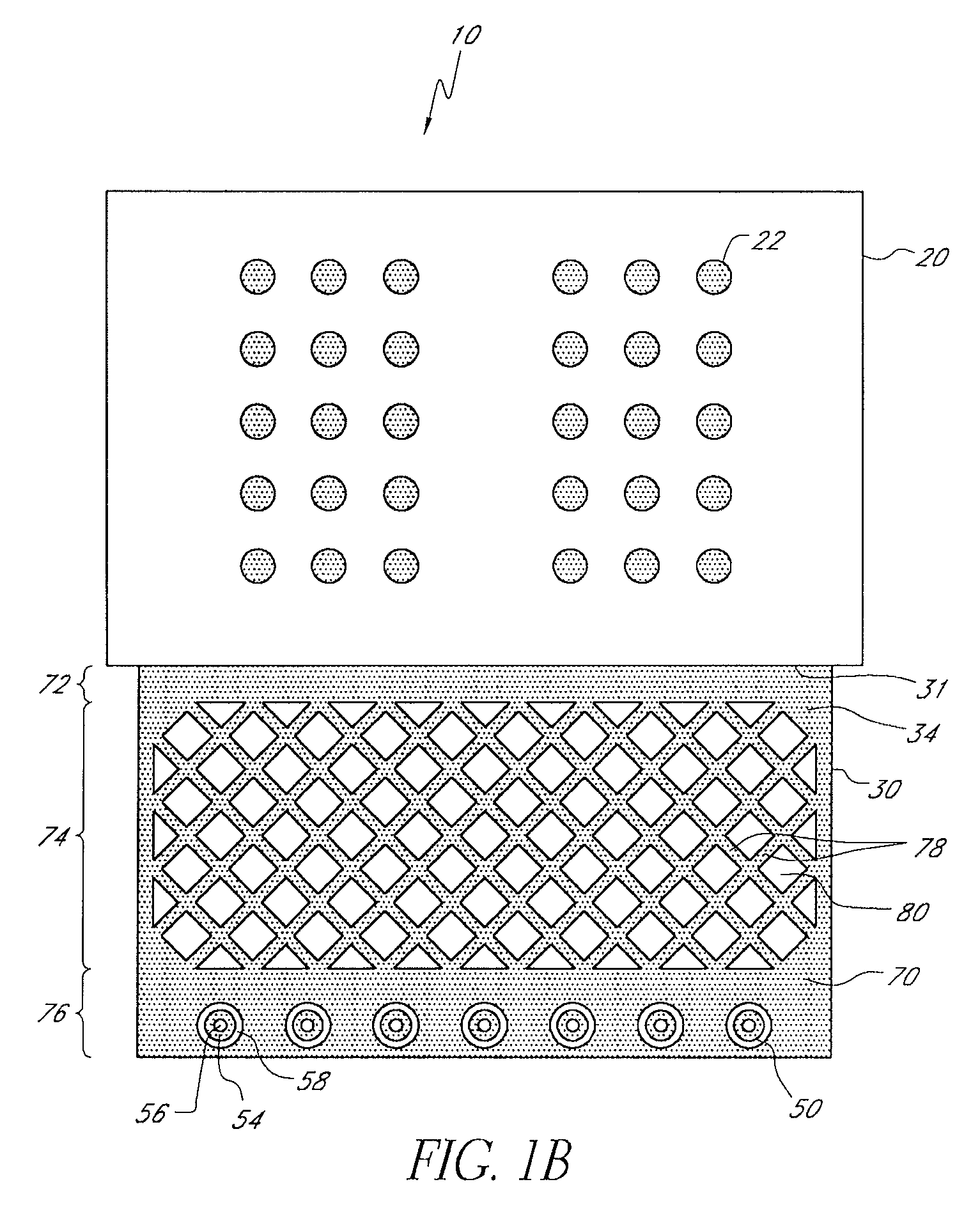 Circuit with flexible portion