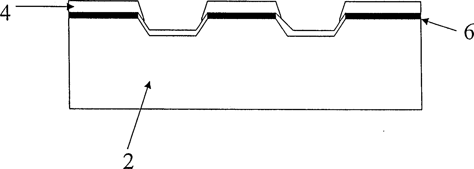 Colored radiation solidifed wearing-resistant layer