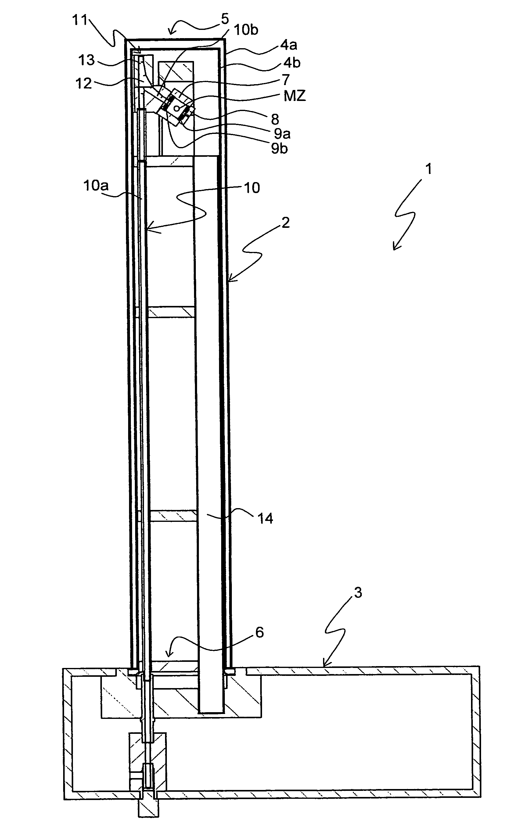 NMR-MAS probehead with integral transport conduit for an MAS-rotor