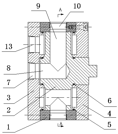 Centralized distribution multiway switching valve