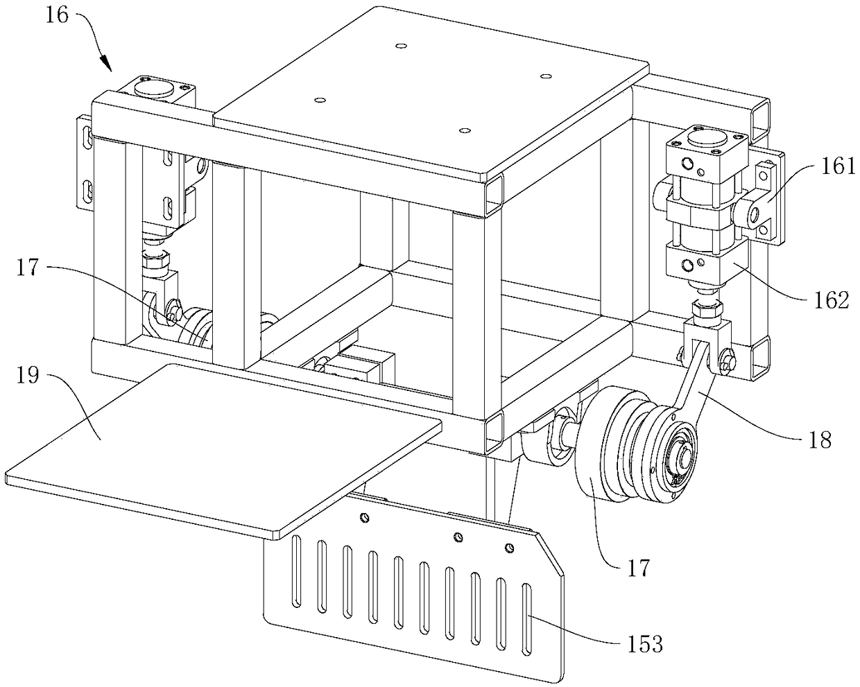 Clutch type disassembling mechanism, device and method, and conveying system